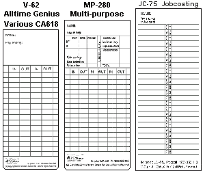 Alltime Timecards Australia Wide.  Suitable for most Models