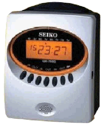 Seiko with USB Stick QR-7550 Big Time Clock
