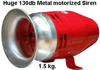 Andeli Huge Siren 130db Metal motorized Siren 240V