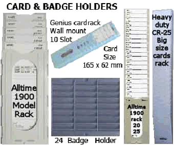 Alltime Card Racks Deep pocket wall mount Card holders